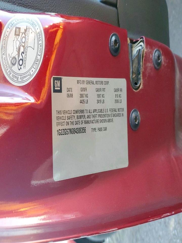 2008 Pontiac G6 Base