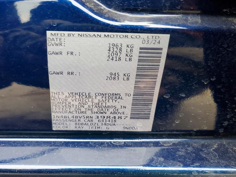 2024 Nissan Altima 2.5 s