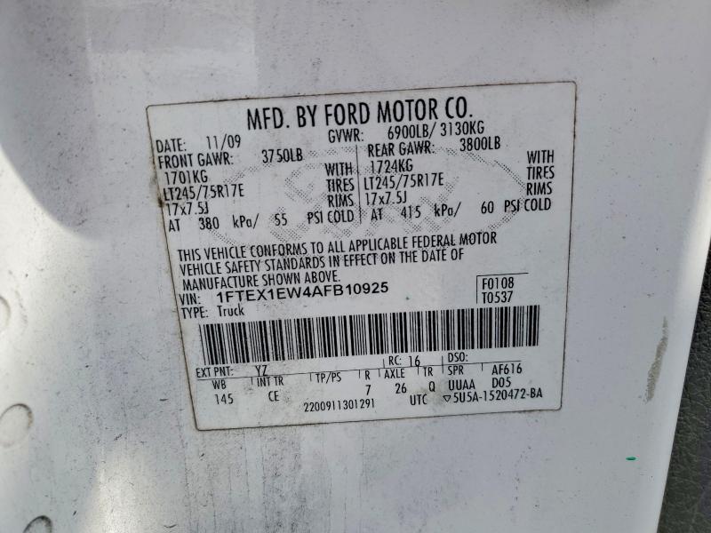 2010 Ford F150 Super Cab