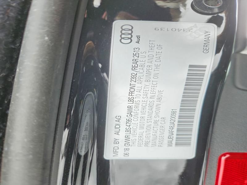 2018 Audi A4 Premium Plus