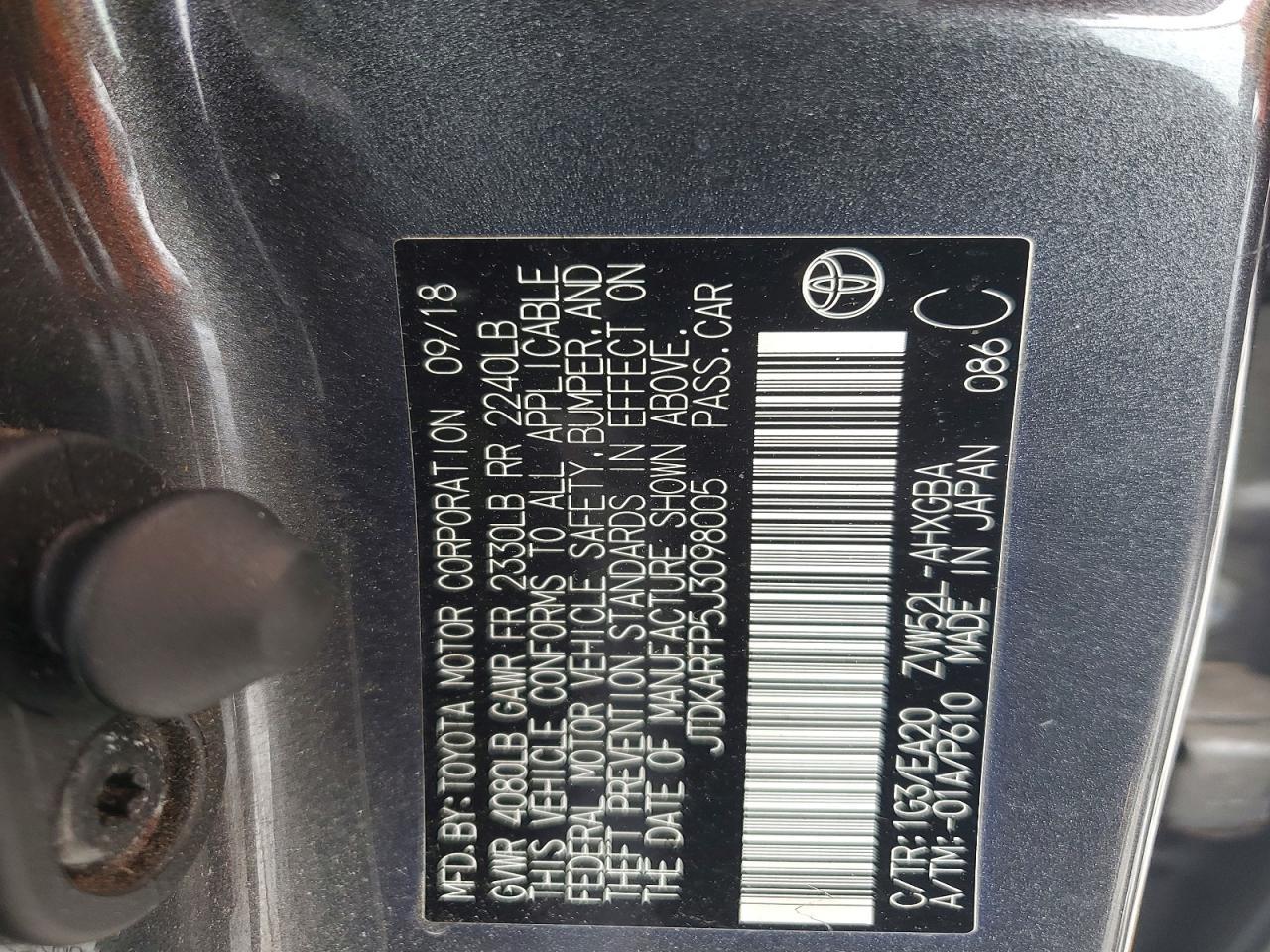 2018 Toyota Prius Prime