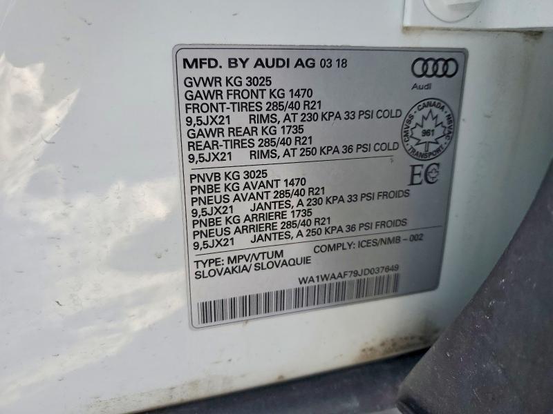 2018 Audi Q7 Technik S-line