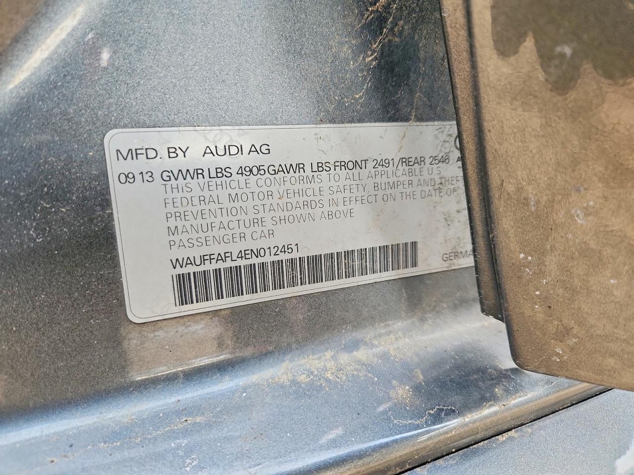 2014 Audi A4 Premium Plus