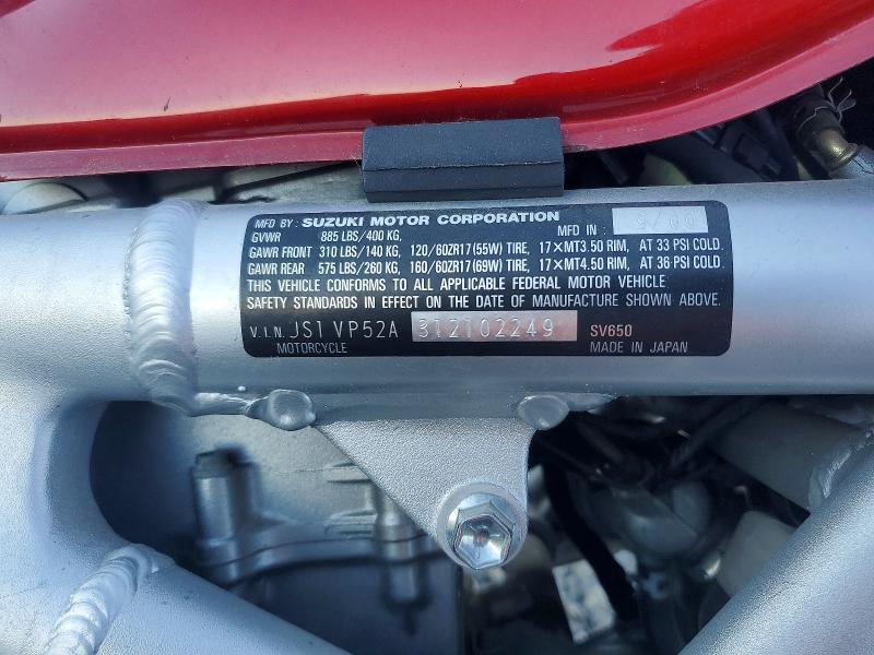 2001 Suzuki Sv650 s