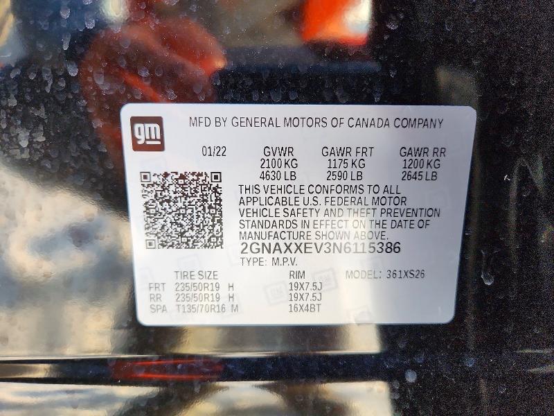 2022 Chevrolet Equinox Premier