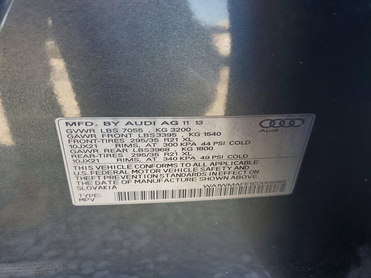 2014 Audi Q7 Prestige