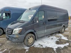 Salvage trucks for sale at Woodhaven, MI auction: 2016 Mercedes-Benz Sprinter 2500 Utility / Service Van
