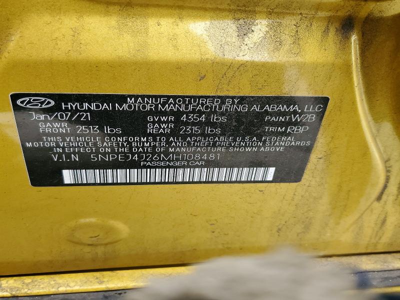 2021 Hyundai Sonata sel Plus