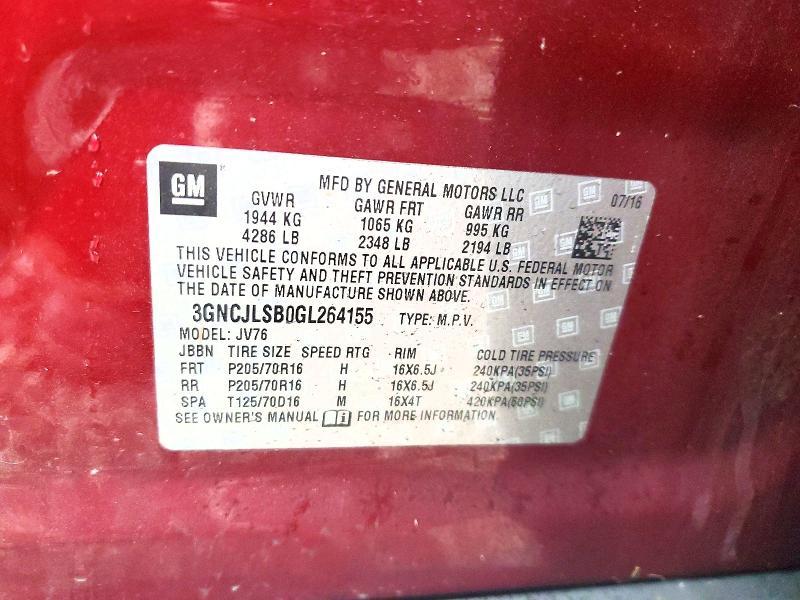 2016 Chevrolet Trax 1LT