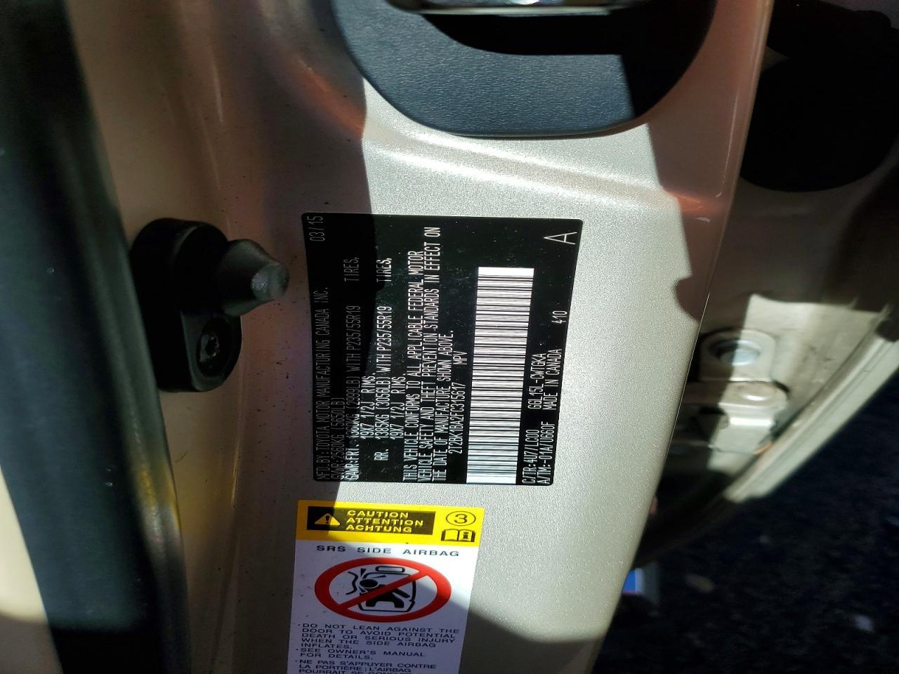 2015 Lexus Rx 350 Base