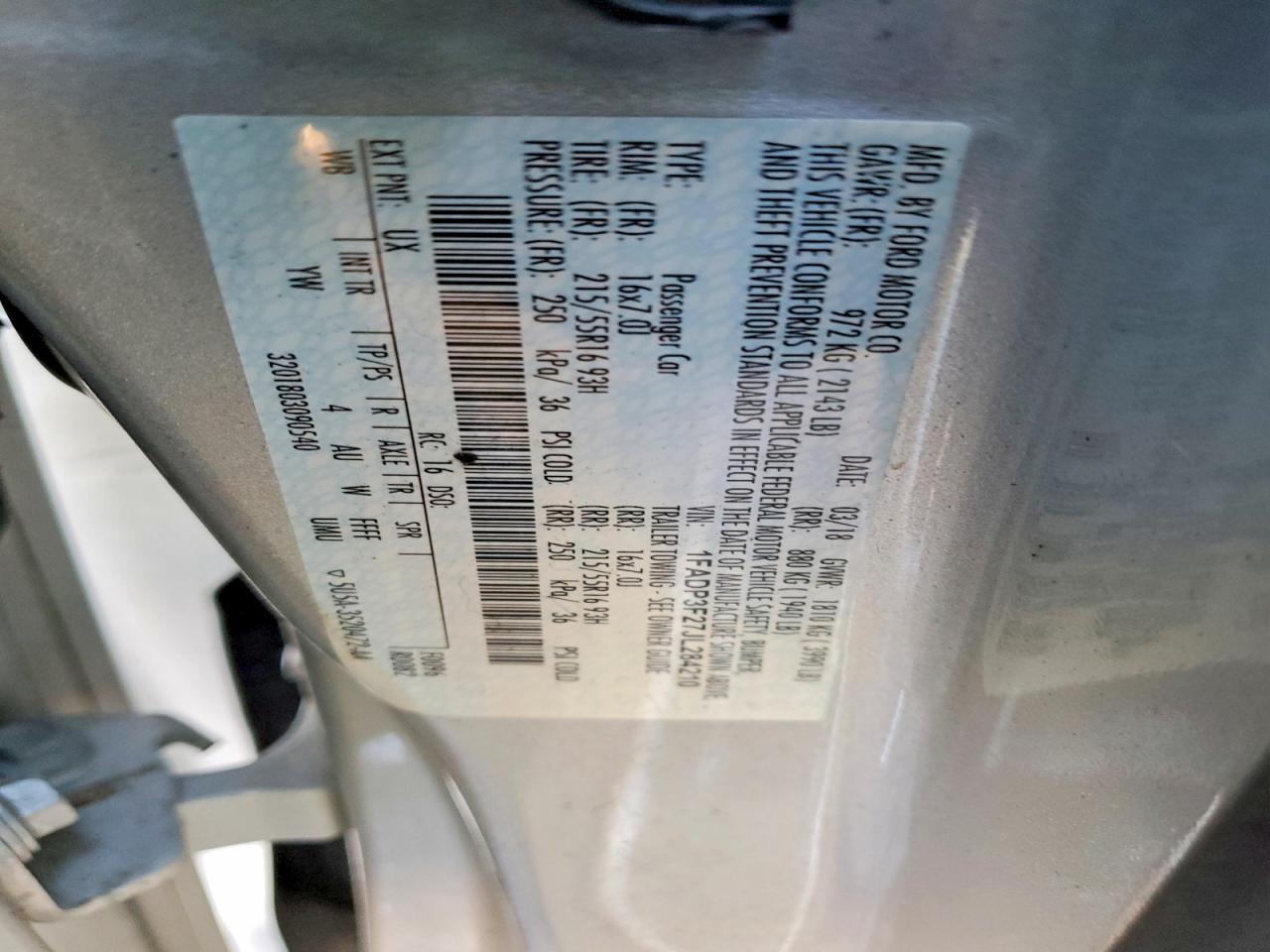 2018 Ford Focus se