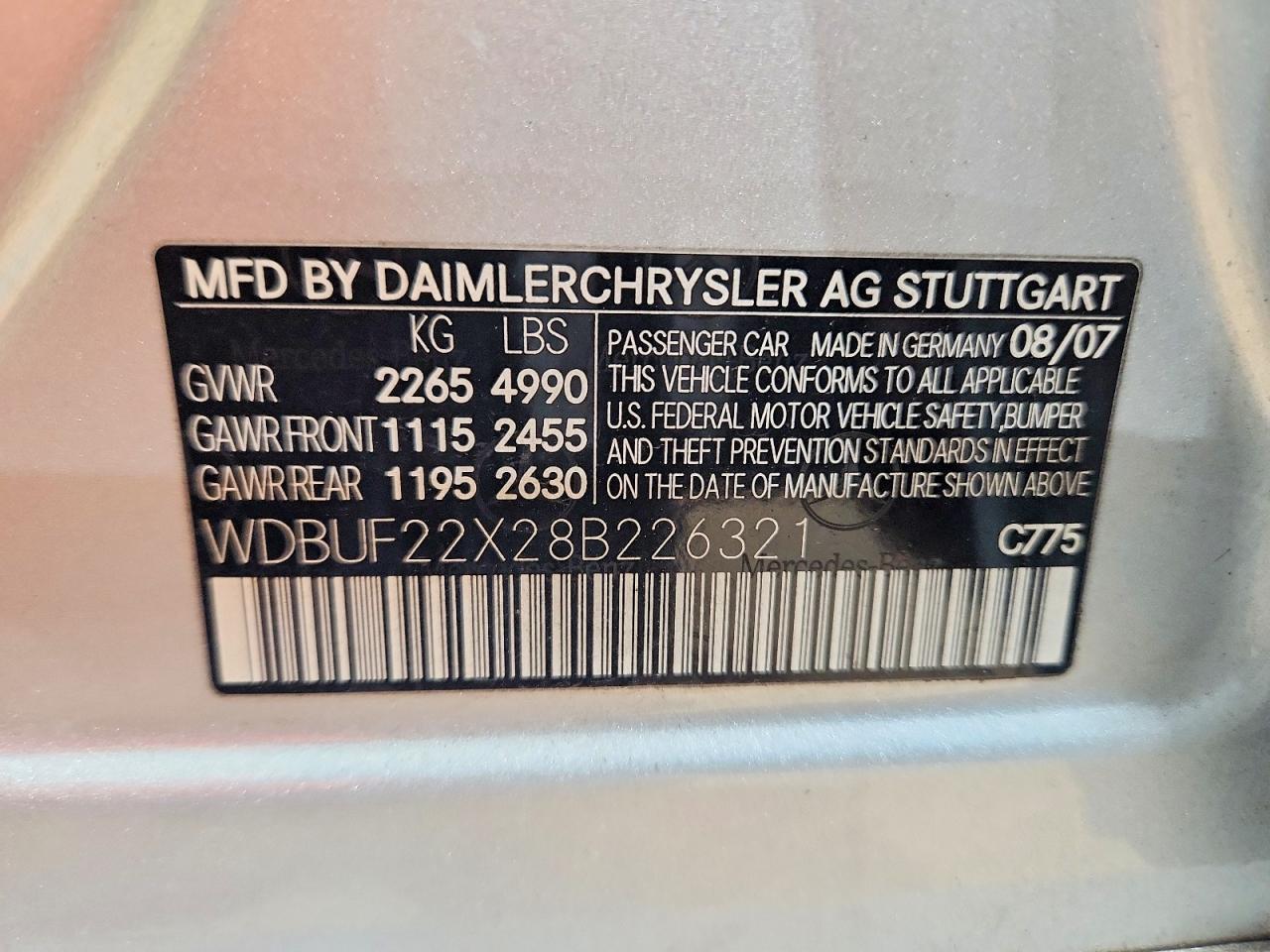 2008 Mercedes-Benz E 320 cdi