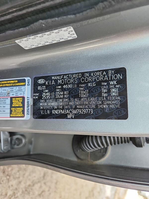 2021 KIA Sportage lx