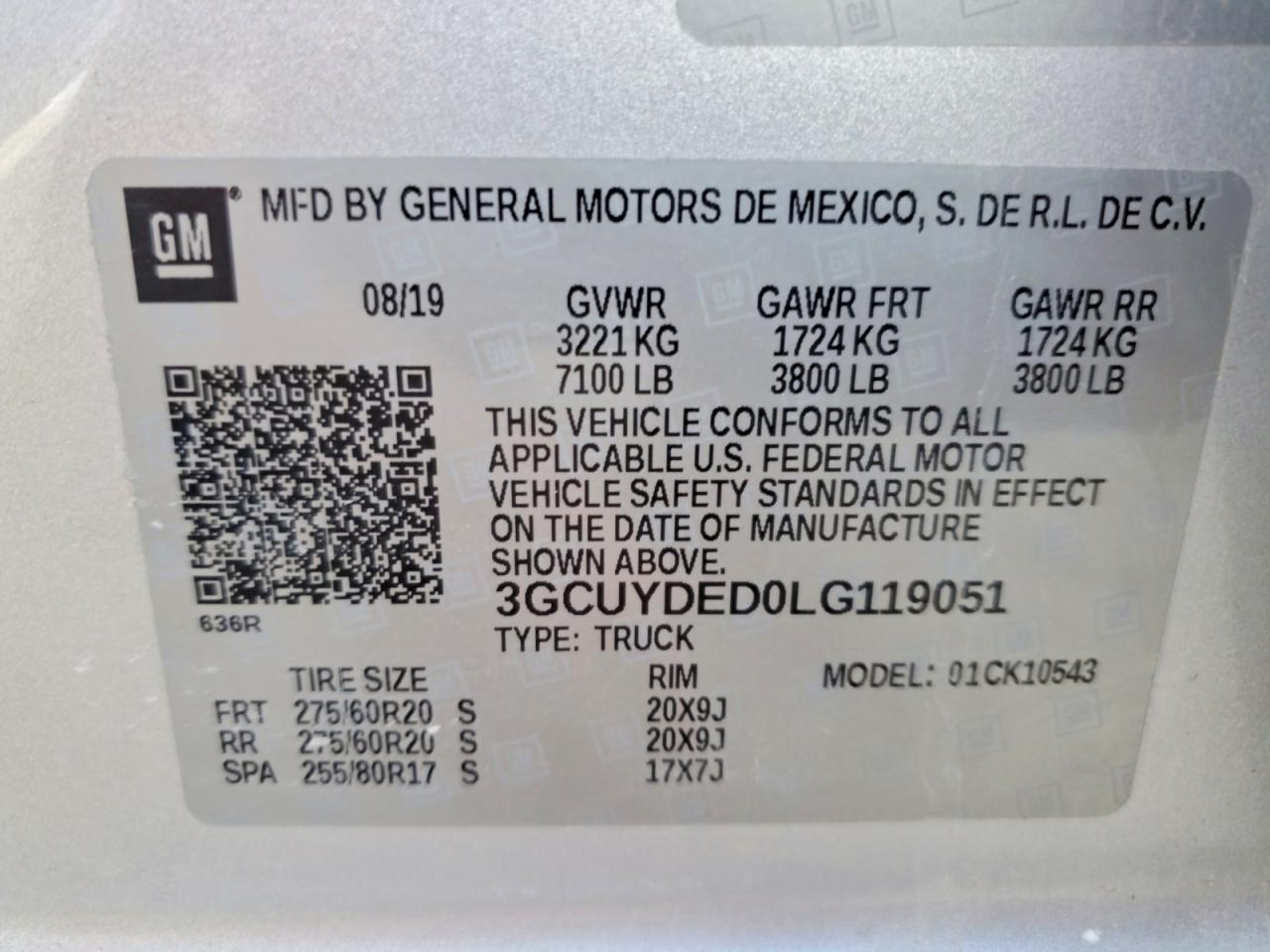 2020 Chevrolet Silverado K1500 lt