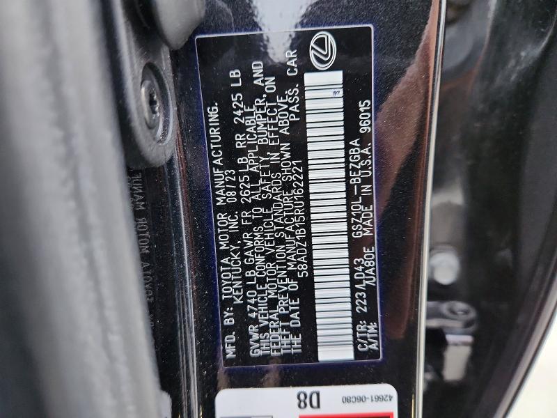2024 Lexus Es 350 Base