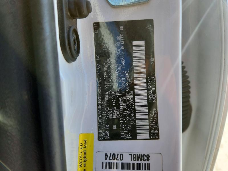 2012 Toyota Sequoia SR5