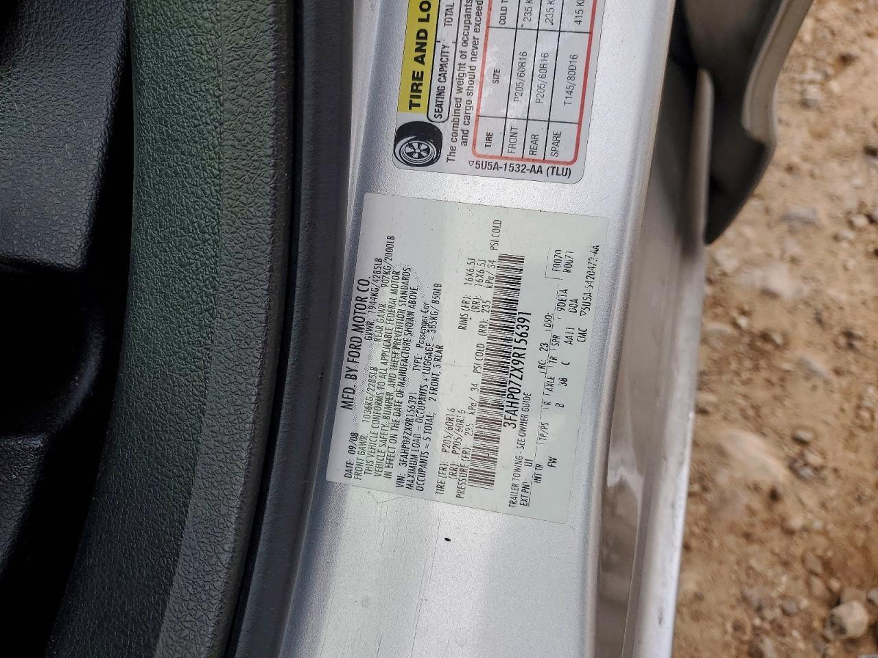 2009 Ford Fusion se