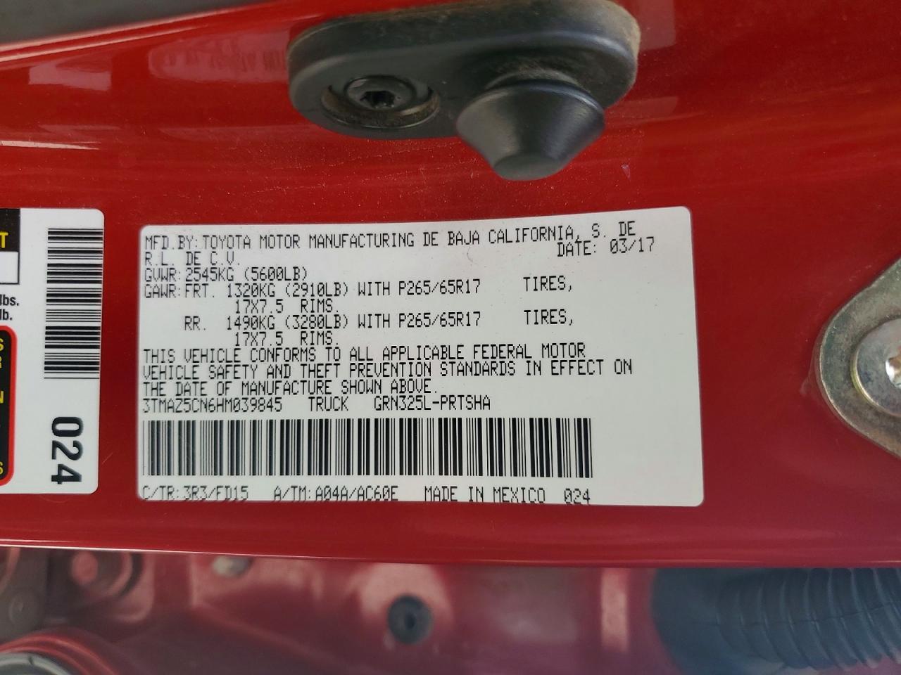 2017 Toyota Tacoma