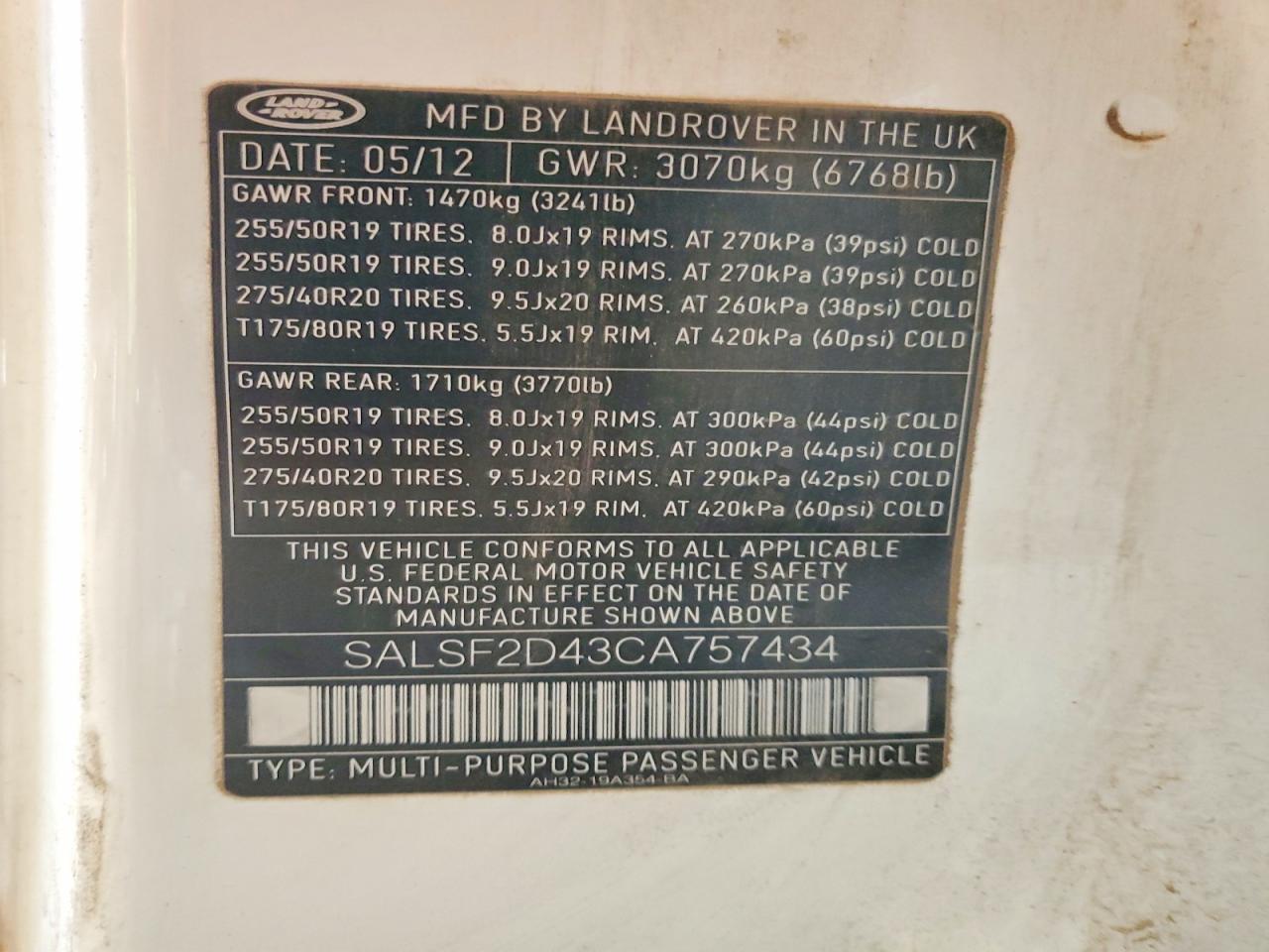 2012 Land Rover Range Rover Sport hse