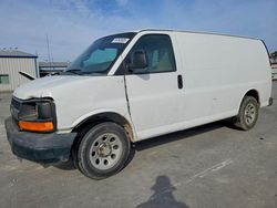Salvage cars for sale from Copart Tulsa, OK: 2013 Chevrolet Express 1500 Delivery Van