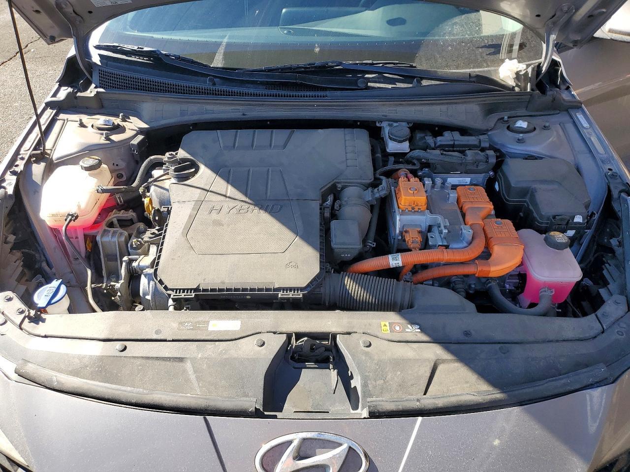 2023 Hyun Elantra Hybrid Blue