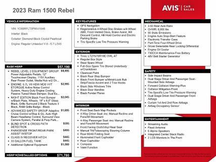 2023 Dodge Ram 1500 Rebel