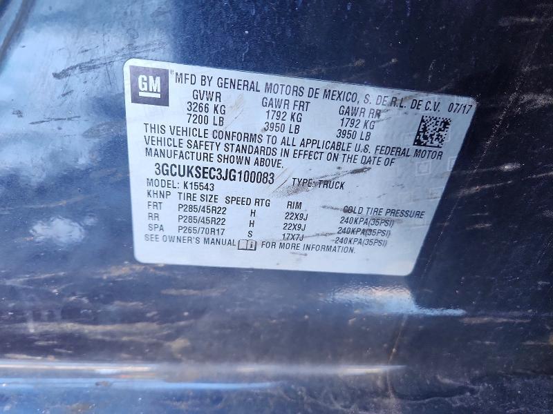 2018 Chevrolet Silverado K1500 ltz