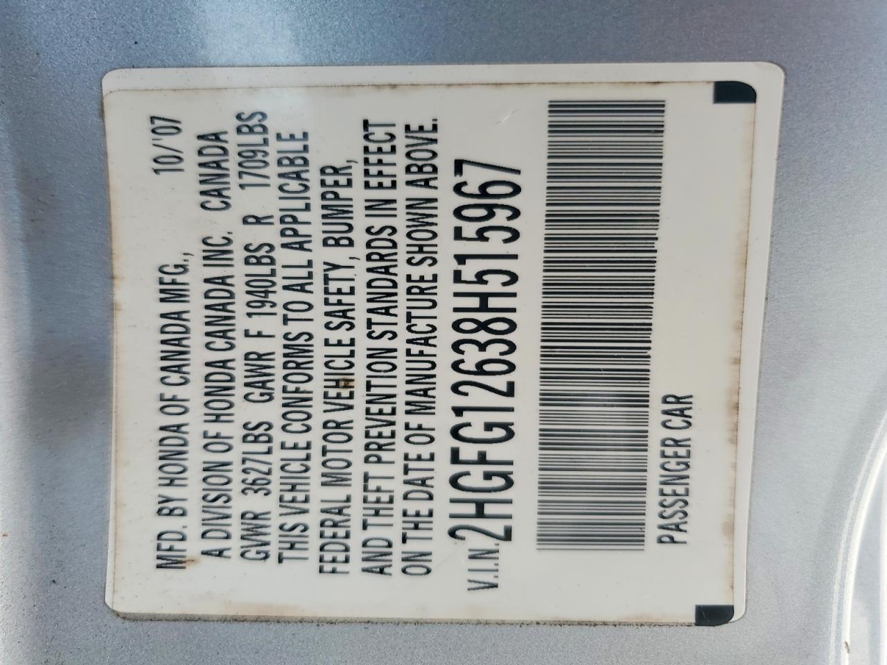 2008 Honda Civic lx