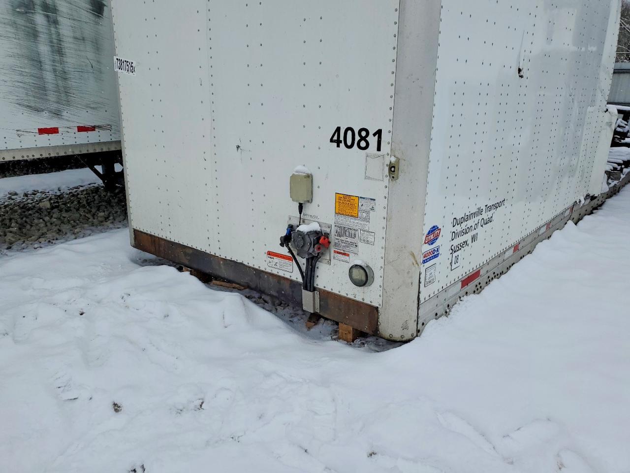 2021 Utility VS2DX DRY Van Trailer