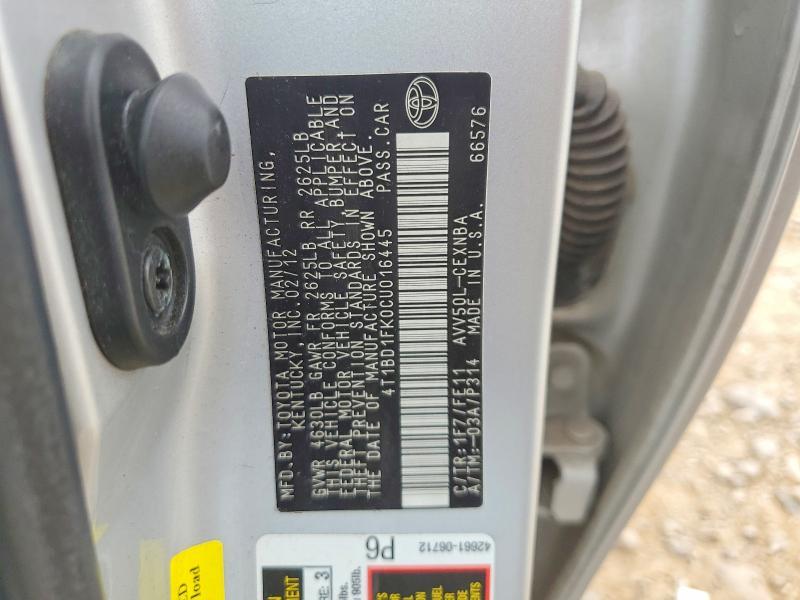 2012 Toyota Camry Hybrid