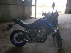 Vehiculos salvage en venta de Copart Lebanon, TN: 2022 Yamaha MT07