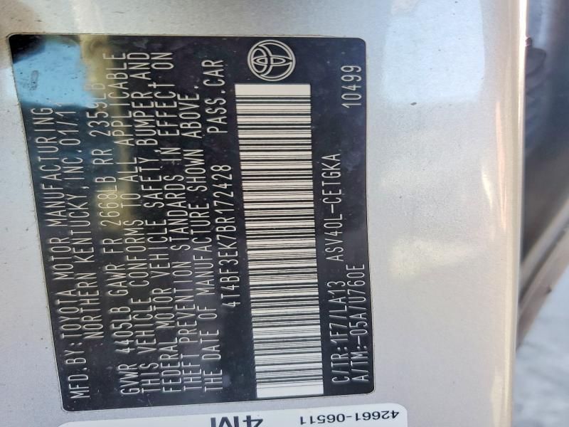 2011 Toyota Camry Base