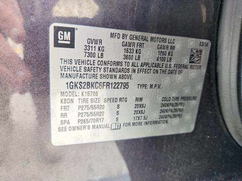 2015 GMC Yukon slt