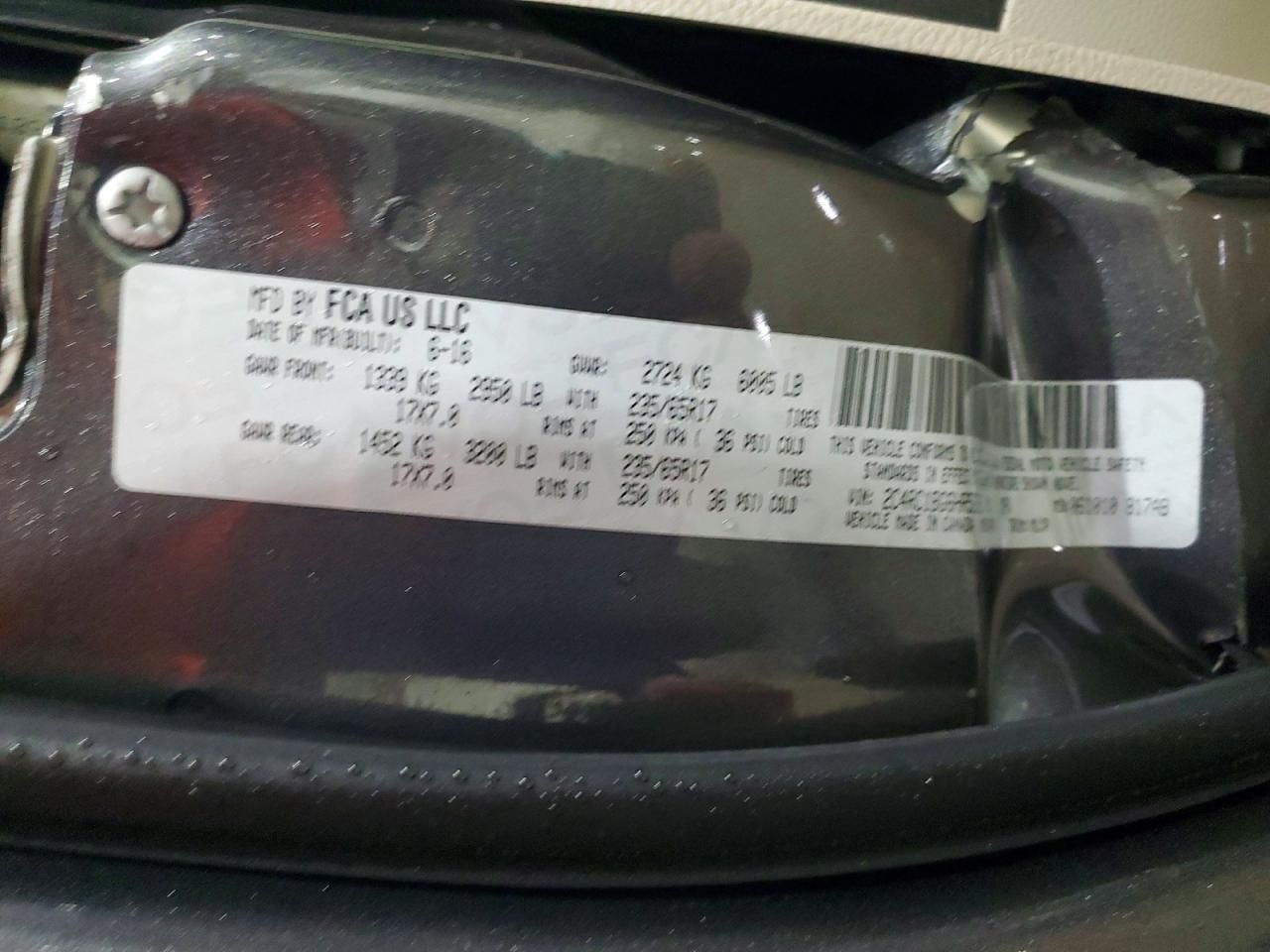 2017 Chrysler Pacifica Touring l