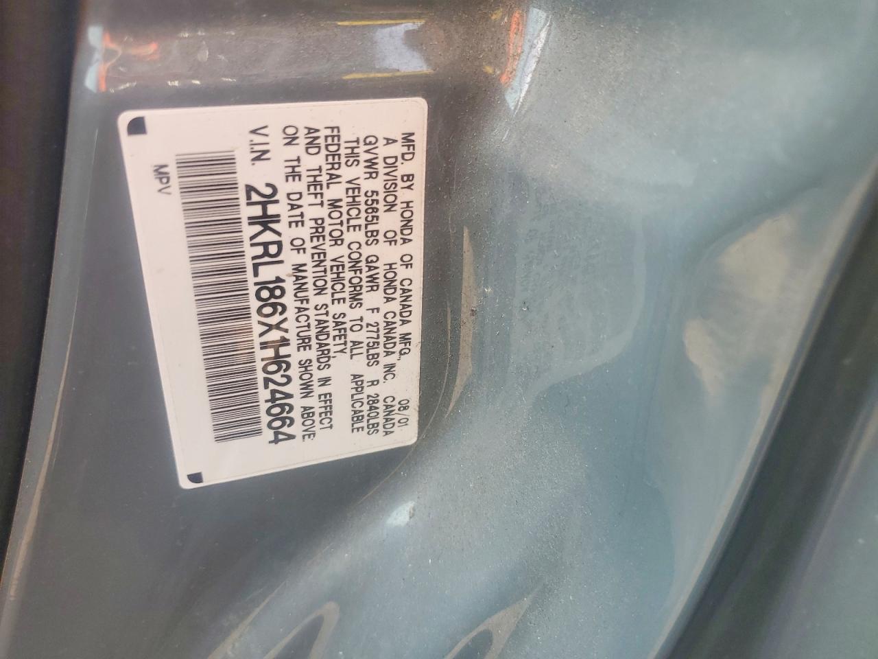 2001 Honda Odyssey ex