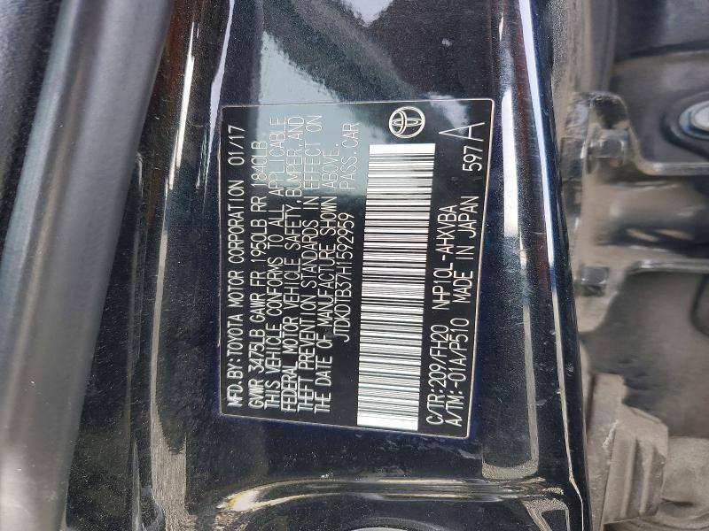 2017 Toyota Prius c
