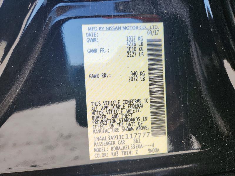 2018 Nissan Altima 2.5