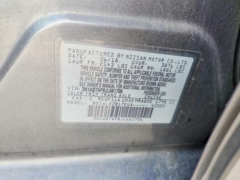 2018 Nissan Sentra s