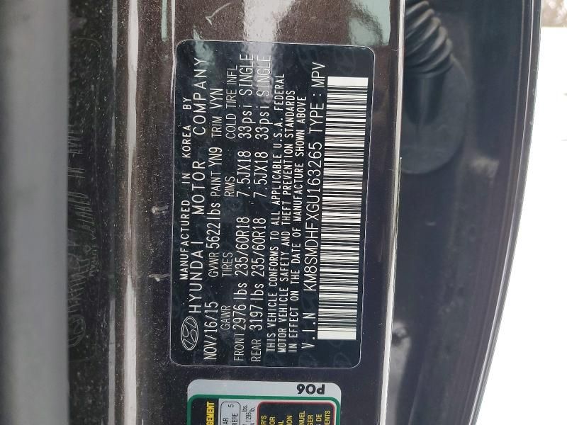 2016 Hyundai Santa fe se