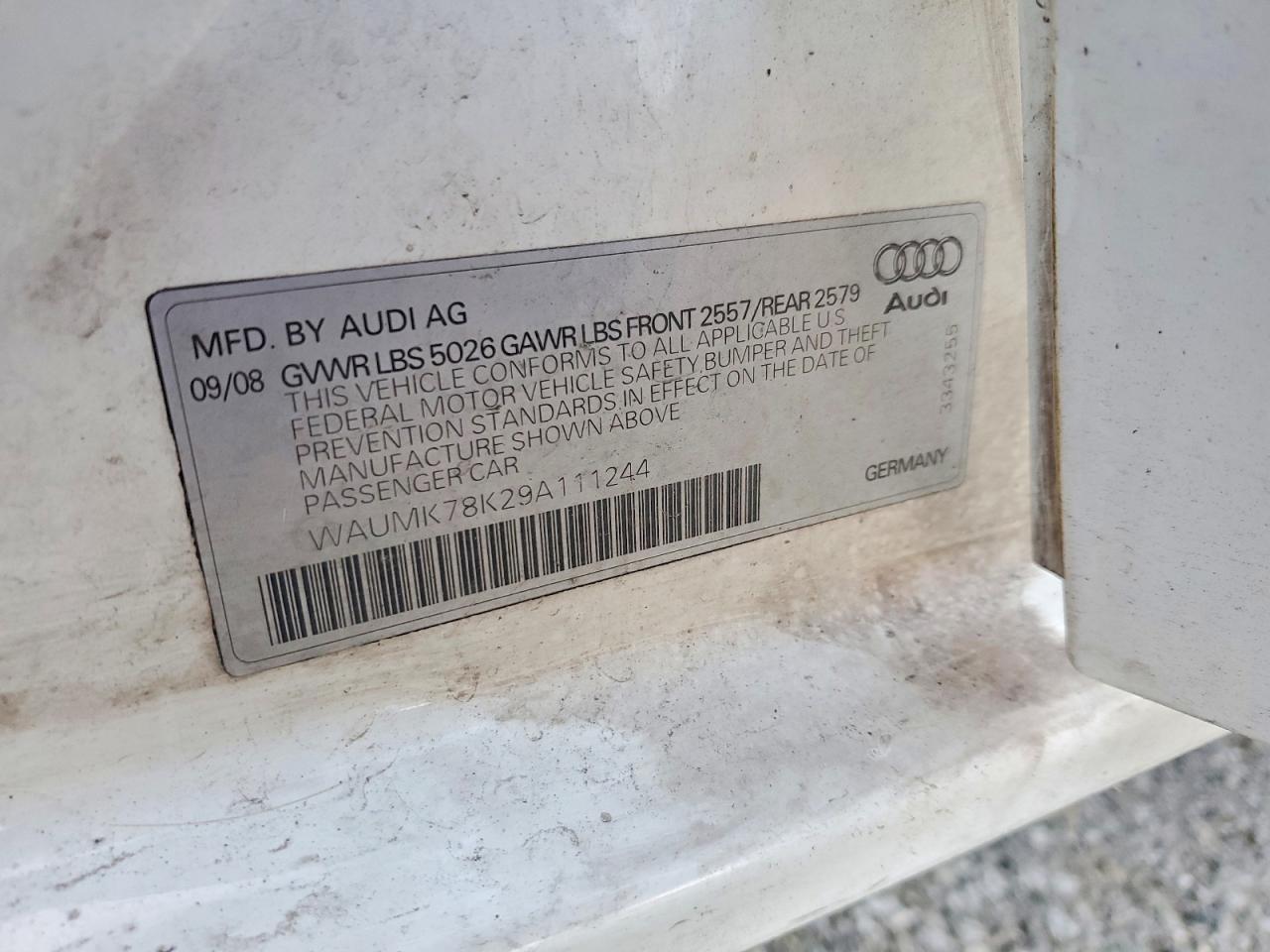 2009 Audi A4 Prestige