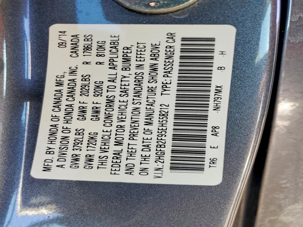 2014 Honda Civic exl