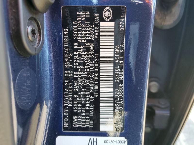 2018 Toyota Avalon xle