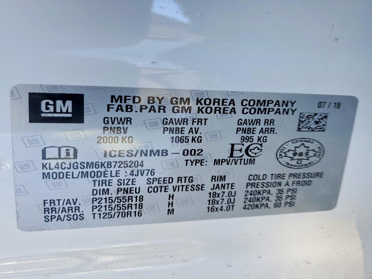 2019 Buick Encore Essence