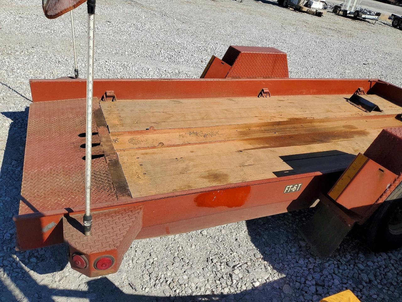 2015 Felling FT-6 T-A Tilt Deck Equipment Trailer