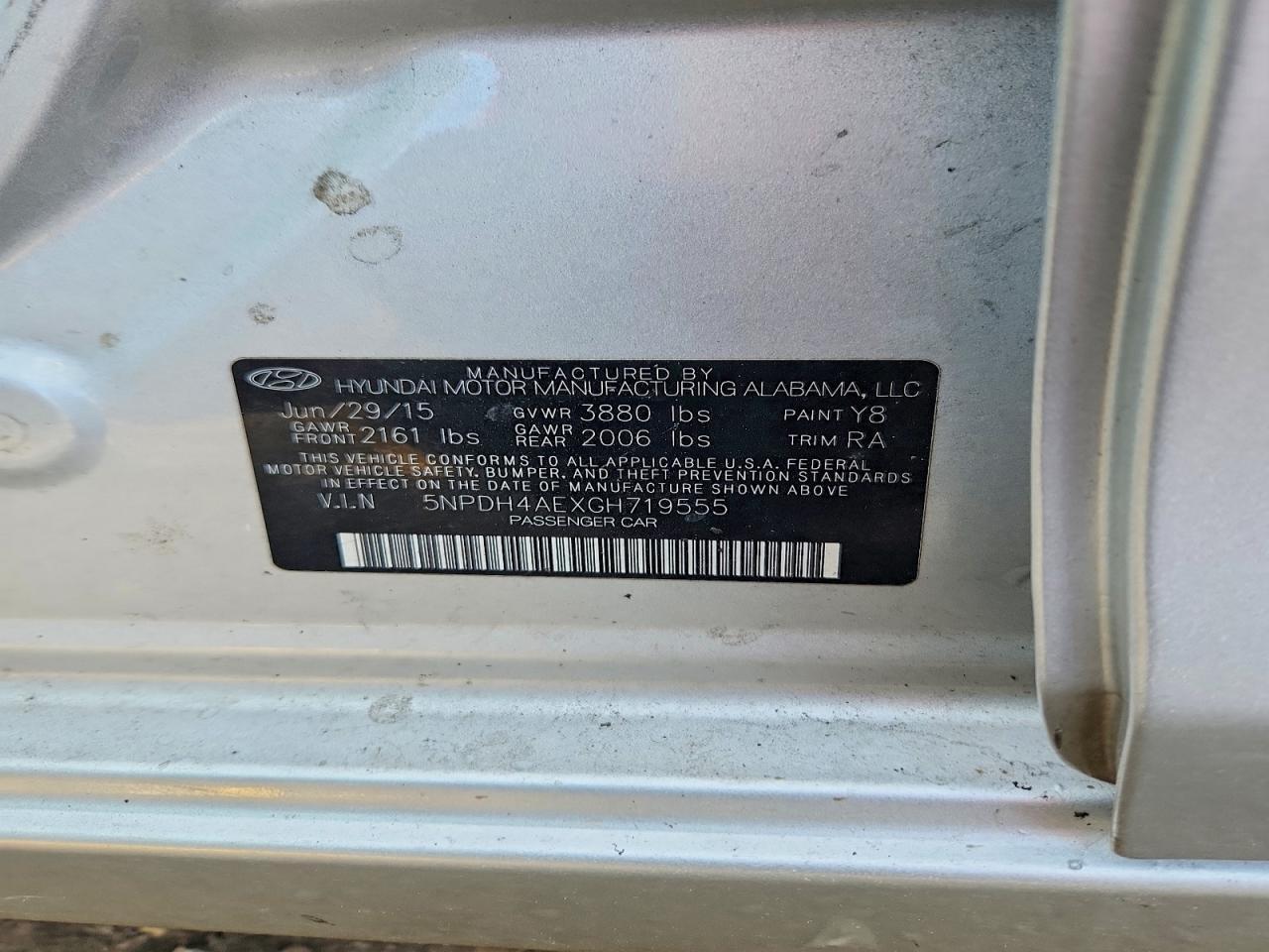 2016 Hyundai Elantra se