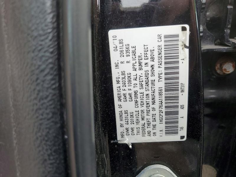 2010 Honda Accord ex