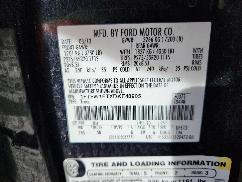 2013 Ford F150 Supercrew