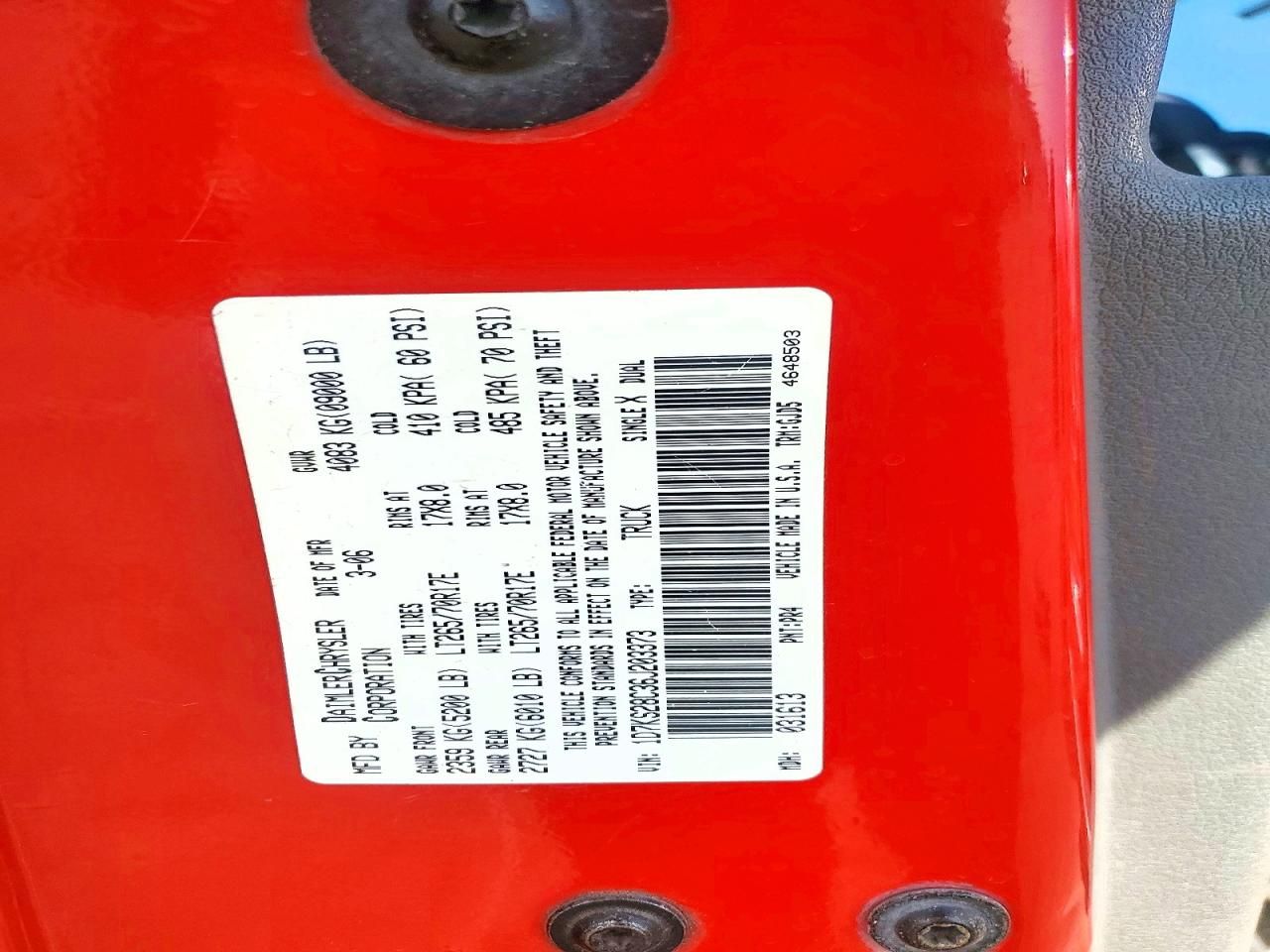 2006 Dodge Ram 2500 st