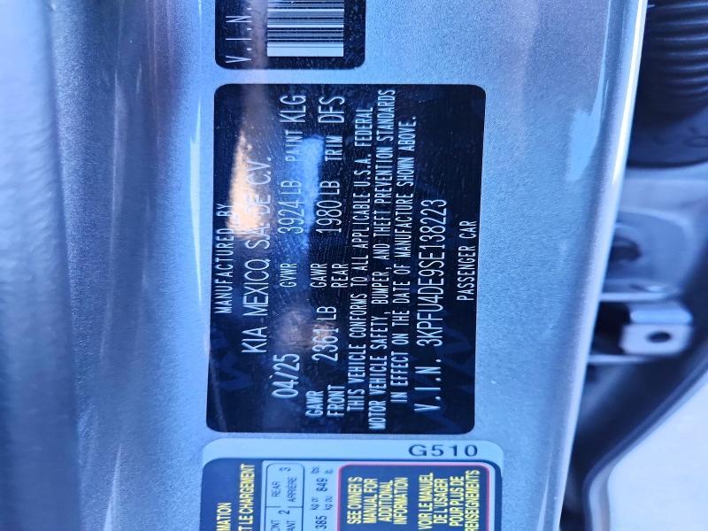 2025 KIA K4 ex