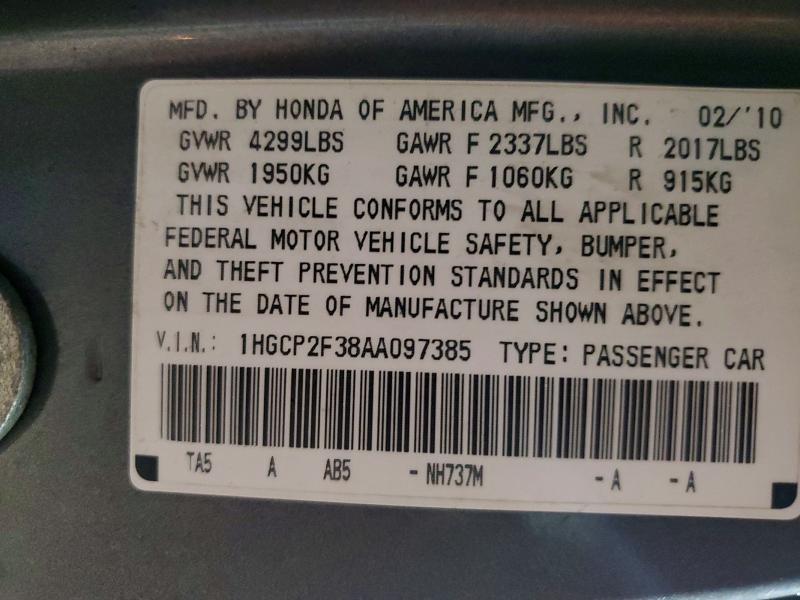 2010 Honda Accord lx